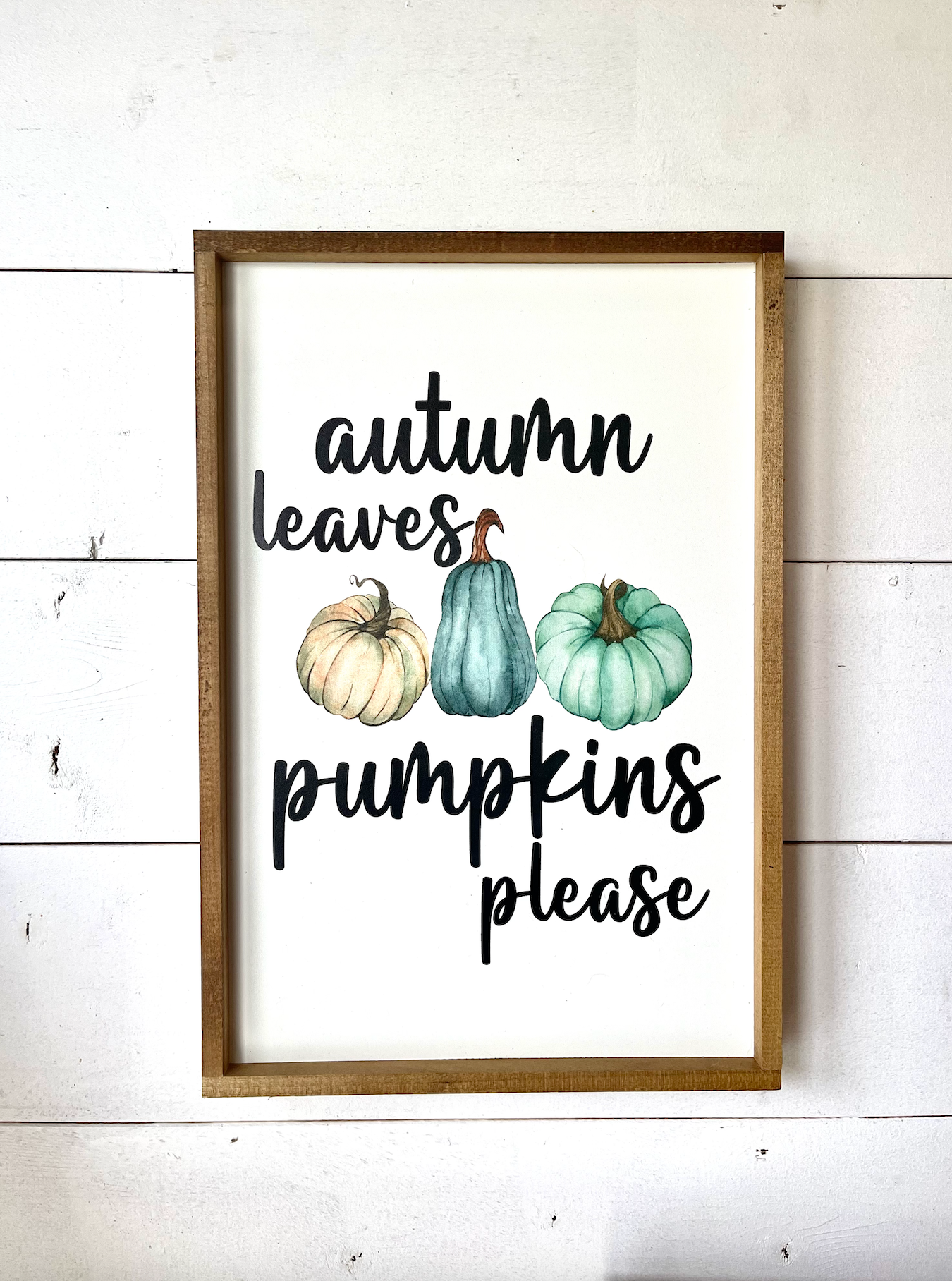 Watercolor Fall Collection Wood Sign
