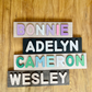 3d Laser Wooden Name Puzzle, Personalized, Toddler Toys, New Baby Gift, Nursery Decor, Gift for Kids, Easter Gift, Easter Basket wood sign
