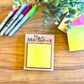 Custom Personalized Sticky note holder gift teacher gift