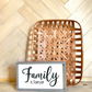 family is forever family wood sign farmhouse humor sign funny livingroom sign