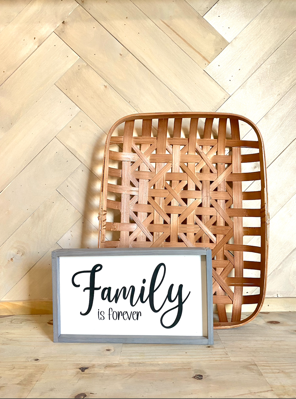 family is forever family wood sign farmhouse humor sign funny livingroom sign