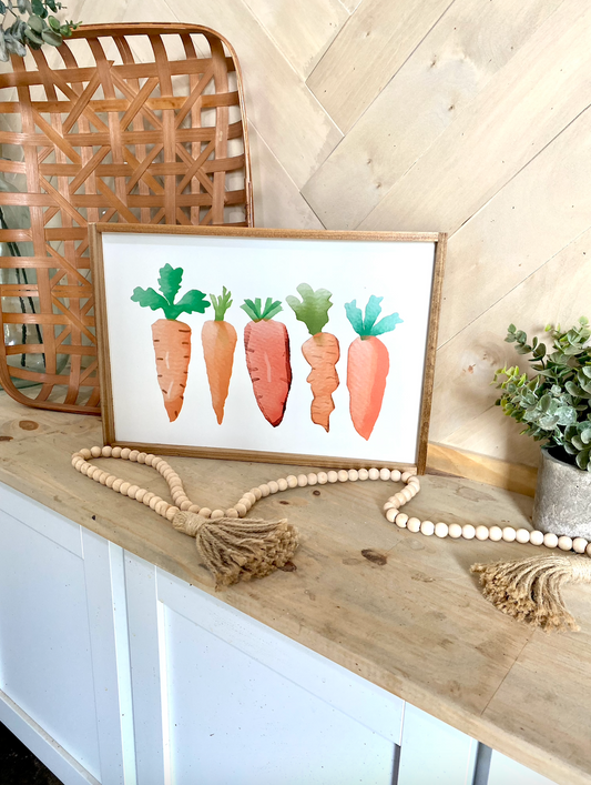 Carrots Easter wood sign new easter 23