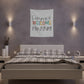 Everyone is welcome asl Printed Wall Tapestry