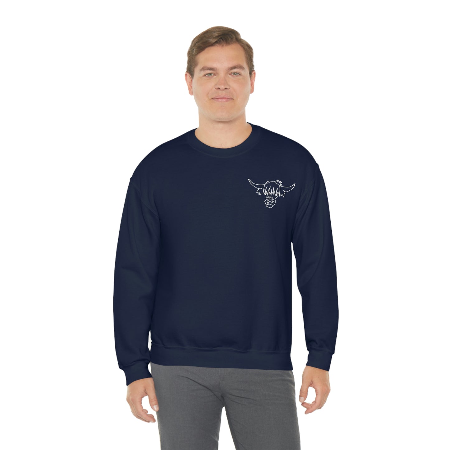 Simply Highland Cow Unisex Heavy Blend™ Crewneck Sweatshirt