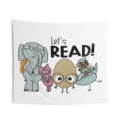 Let's Read Classroom Library Books Picture Book Indoor Wall Tapestries