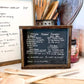 Your handwritten Recipe/Letter transferred to wood Sign