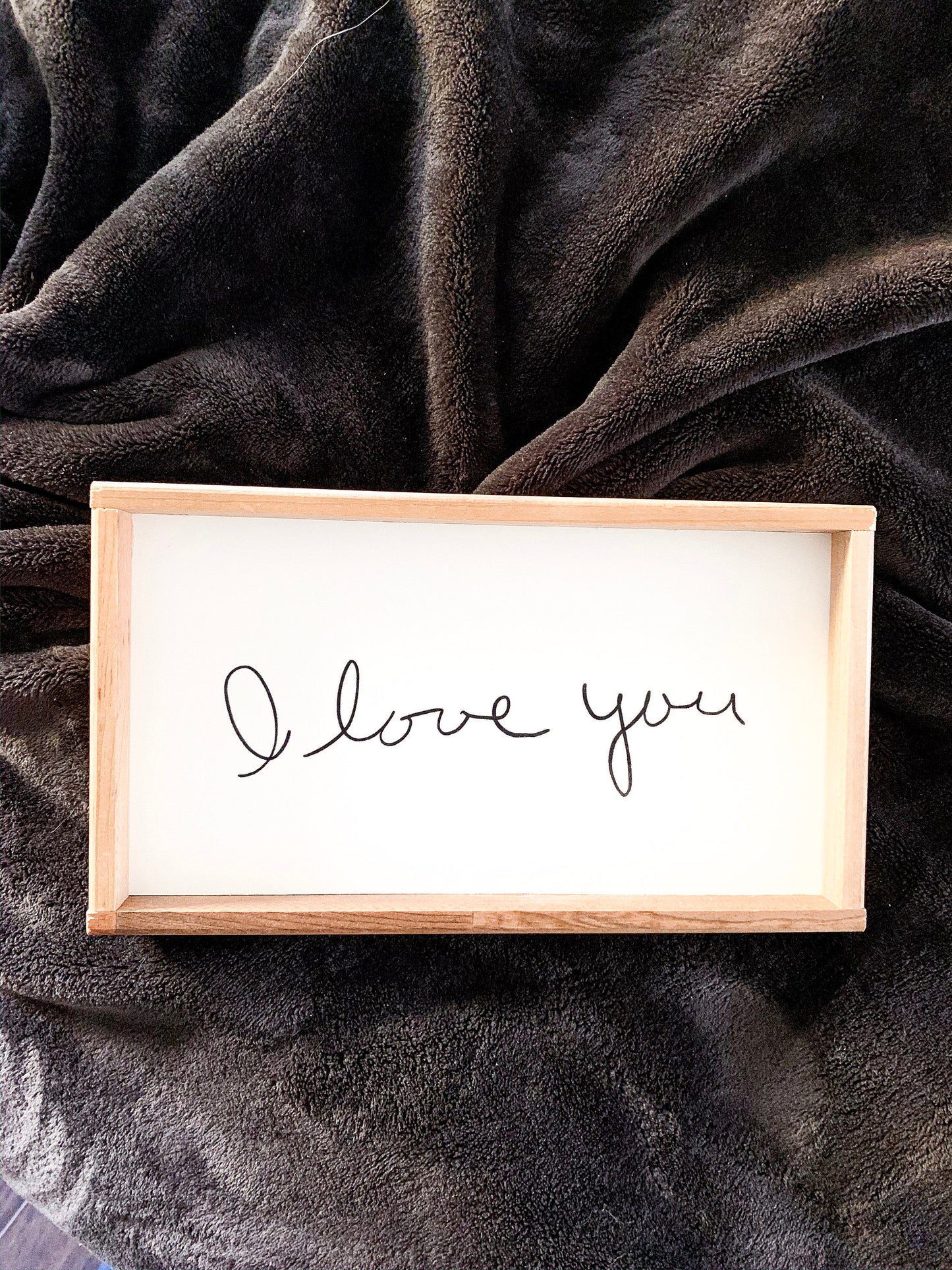 Your Family handwritten Note transferred to wood