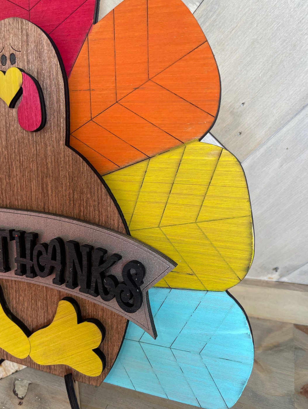 DIY Thanksgiving Turkey Paint Kit