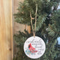 cardinals appear when loved ones are near Acrylic Ornament; Holiday; Christmas; Gift