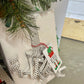 Personalized Custom Stocking Tags or Christmas gift tags Elf Acrylic Passes