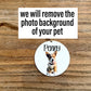 Your pet Photo Customized Name paw print 2023 Acrylic Ornament; Holiday; Christmas tree 1