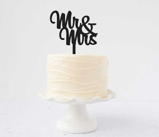 Cake topper for Wedding, Personalized cake topper, Rustic wood wedding cake topper, Custom Mr Mrs cake topper, Anniversary