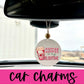 Coffee is my Valentine's Day Car Charm cute accessory